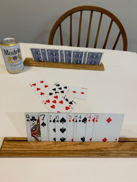 Handmade Wooden Playing Card Holders